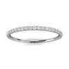 The Whisper Eternity: 0.34-4 CTW Round Diamond Micro-Pave Full Eternity Band in Platinum Ring