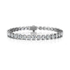 The Grand Tennis Line: 10.50 CTW Round Lab-Grown Diamond Eternity Bracelet 14K-18K Gold/Platinum