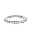 The Whisper Eternity: 0.46 CTW Micro-Pavé Diamond Band 14K-18K Gold/Platinum