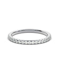 The Whisper Eternity: 0.46 CTW Micro-Pavé Diamond Band 14K-18K Gold/Platinum