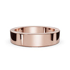The Apex: 4.2mm Tension-Set Floating Diamond Band in 14K Rose Gold Ring