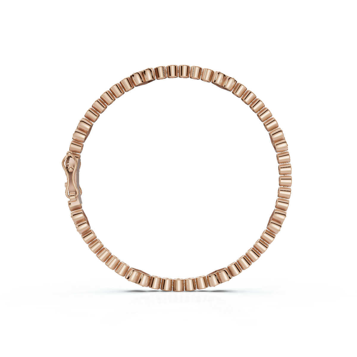 The Heartstrings Station: 1.89 CTW Bezel & Sweetheart Diamond Tennis Bracelet 14K-18K Gold/Platinum
