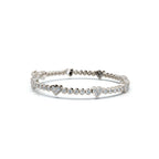 The Heartstrings Station: 1.89 CTW Bezel & Sweetheart Diamond Tennis Bracelet 14K-18K Gold/Platinum