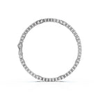 The Heartstrings Station: 1.89 CTW Bezel & Sweetheart Diamond Tennis Bracelet 14K-18K Gold/Platinum