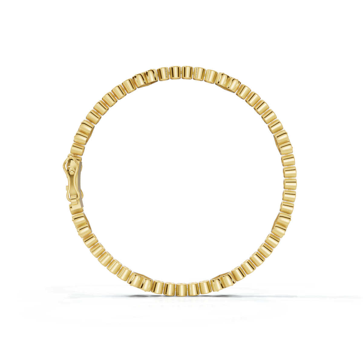 The Heartstrings Station: 1.89 CTW Bezel & Sweetheart Diamond Tennis Bracelet 14K-18K Gold/Platinum