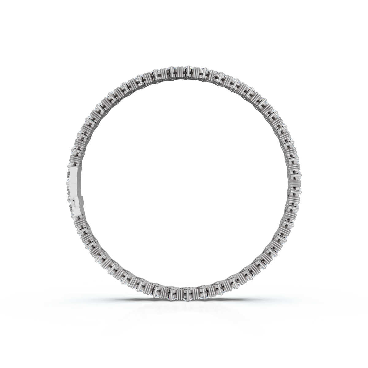 The Royal Lattice: 10.24 CTW Staggered Double-Row Diamond Tennis Bracelet 14K-18K Gold/Platinum