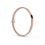 The Valencia ID: 0.75 CTW Round Lab-Grown Diamond Cuban Link Bracelet 14K-18K Gold/Platinum