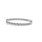 The Valencia ID: 0.75 CTW Round Lab-Grown Diamond Cuban Link Bracelet 14K-18K Gold/Platinum