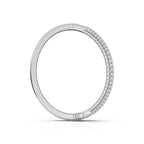 The Grand Palace: 7.93 CTW Baguette & Round Diamond Triple-Row Bangle 14K Gold/Platinum