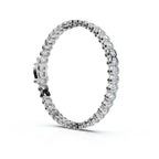 The Horizon Link: 2.03 CTW Half-Bezel Diamond Tennis 14K-18K Gold/Platinum Bracelet