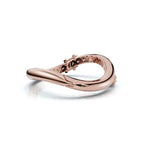 The Continuum Wave: Asymmetric Multi-Shape 0.50 CTW Diamond Ribbon Bangle 14K-18K Gold/Platinum