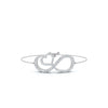 The Amara Bracelet: 0.82 CTW Infinity Heart Lab-Grown Diamond Bolo Bracelet 14K-18K Gold/Platinum