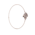The Ivy Charm: 0.28 CTW Triple-Leaf Pavé Lab-Grown Diamond Chain Bracelet 14K-18K Gold/Platinum