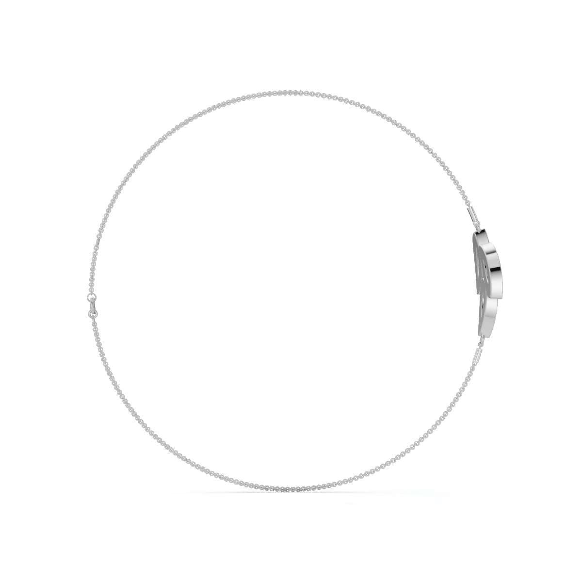 The Ivy Charm: 0.28 CTW Triple-Leaf Pavé Lab-Grown Diamond Chain Bracelet 14K-18K Gold/Platinum