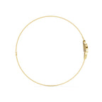 The Ivy Charm: 0.28 CTW Triple-Leaf Pavé Lab-Grown Diamond Chain Bracelet 14K-18K Gold/Platinum