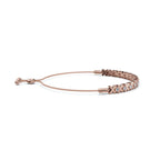 The Amore XO: 0.39 CTW Round Lab-Grown Diamond Alternating Hugs & Kisses Bolo Bracelet