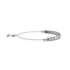 The Amore XO: 0.39 CTW Round Lab-Grown Diamond Alternating Hugs & Kisses Bolo Bracelet