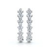 The Sovereign Mosaic: 7.84 CTW Mixed-Cut Multi-Shape Inside-Out Diamond Hoop Earrings 14K-18K Gold/Platinum