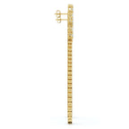 The Blossom Stiletto Max: 8.42 CTW Multi-Shape Floral Tassel Drop Earrings 14K-18K Gold/Platinum