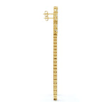 The Blossom Stiletto: 6.64 CTW Multi-Shape Floral Tassel Drop Earrings 14K-18K Gold/Platinum