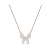 The Mariposa Pendant: 0.77 CTW Pavé Lab-Grown Diamond Butterfly Necklace Gold/Platinum