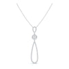 The Grand Cascade: 0.53 CTW Articulated Triple-Drop Diamond Pendant 14K-18K Gold/Platinum Necklace
