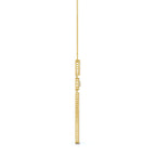The Grand Cascade: 0.53 CTW Articulated Triple-Drop Diamond Pendant 14K-18K Gold/Platinum Necklace