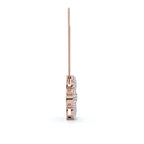The Lucky Clover: 0.75 CTW Micro-Pave Diamond Statement Pendant 14K-18K Gold/Platinum Necklace
