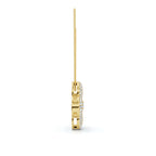 The Lucky Clover: 0.75 CTW Micro-Pave Diamond Statement Pendant 14K-18K Gold/Platinum Necklace
