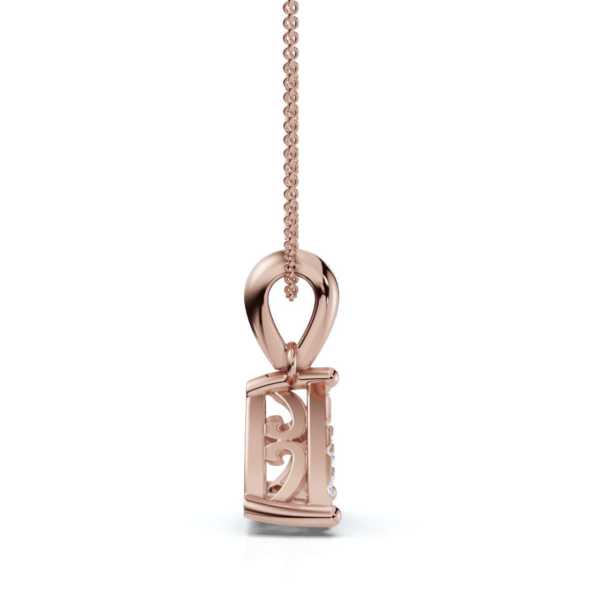 The Trinity Pendant: 0.55 CTW Trillion Cluster Lab-Grown Diamond Necklace 14K-18K Gold/Platinum