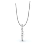 The Amara Pendant: 0.61 CTW Interlocking Double Heart Lab-Grown Diamond Necklace Gold/Platinum