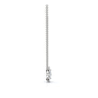 The Fiorella Pendant: 0.27 CTW Graduated Cluster Flower Lab-Grown Diamond Necklace 14K-18K Gold/Platinum