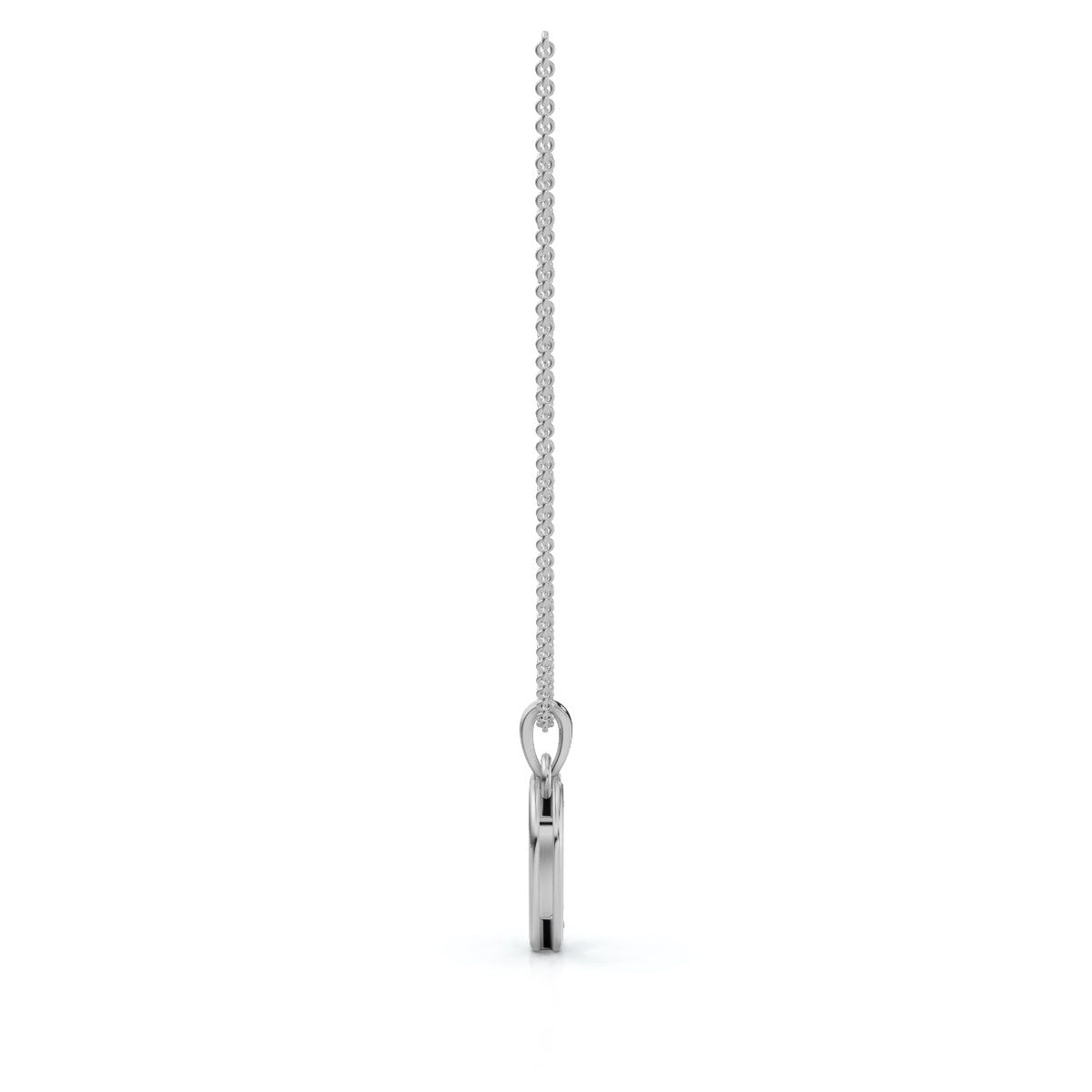The Amora Pendant: Minimalist Asymmetrical Pavé Lab-Grown Diamond Heart Necklace 14K-18K Gold/Platinum