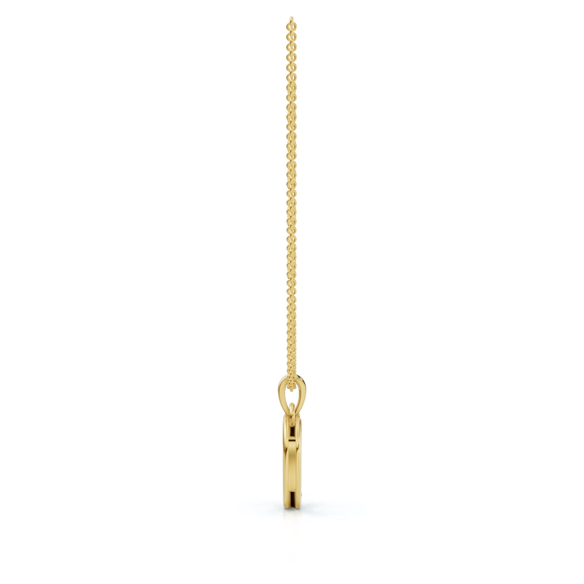 The Amora Pendant: Minimalist Asymmetrical Pavé Lab-Grown Diamond Heart Necklace 14K-18K Gold/Platinum