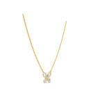 The Papillon: 0.47 CTW Diamond Butterfly Necklace 14K-18K Gold/Platinum