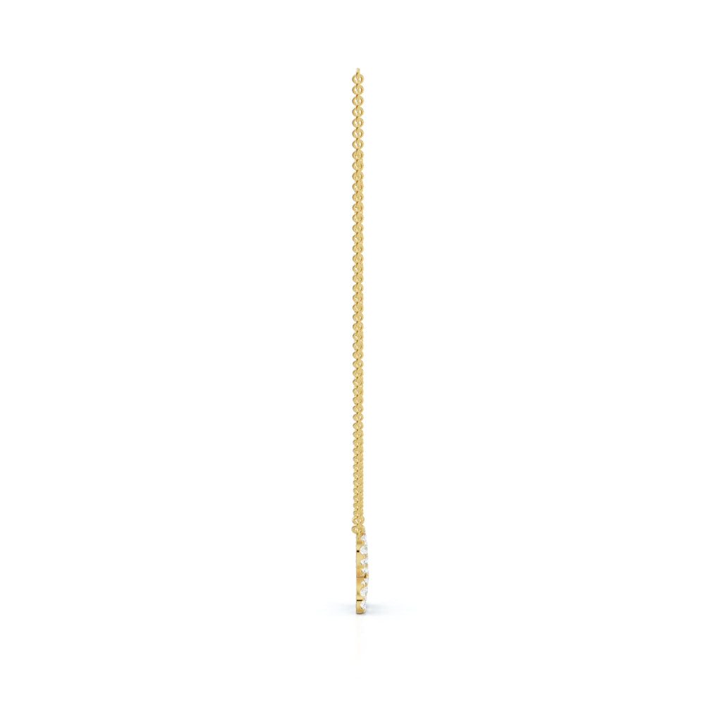 The Papillon: 0.47 CTW Diamond Butterfly Necklace 14K-18K Gold/Platinum