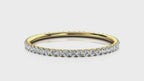 The Whisper Eternity: 0.34-4 CTW Round Diamond Micro-Pave Full Eternity Band in 14K Yellow Gold Ring